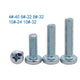 Phillips Pan Head Machine Screws Zinc Plated — #4-40 #6-32 #8-32 #10-24, 50 or 100 Pack