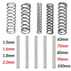5pcs Wire Dia.1.5mm-2.0mm OD 16mm-30mm Small Springs Compression Spring Steel
