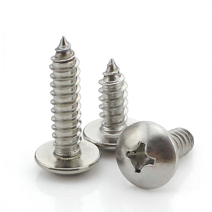 M3 M4 Phillips Truss Head Self Tapping Screws – 304 Stainless Steel