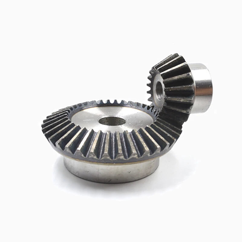 Straight Bevel Gear 2:1 Ratio 45#Steel 90 Degree 1 1.5 2 3 Mod Transmission Gear