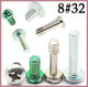 #8-32 UNC Phillips Pan Head Machine Screws | Multi-Finish Zinc & Nickel Plated