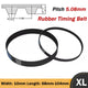 XL Rubber Timing Belt 10mm Wide — Close Loop Drive Belt (68mm–200mm)