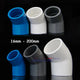 PVC Pipe Fittings 45° Elbow Socket ID 16mm - 200mm Solvent Weld White Blue Grey