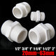 PVC Nipple Bsp Male Threaded Pressure Fittings Pipe Fitting Id 20mm~63mm White
