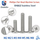 M2–M8 Phillips Flat Head Machine Screws – A2 Stainless Steel for Laptop & Notebook Repair (2–50mm Lengths)