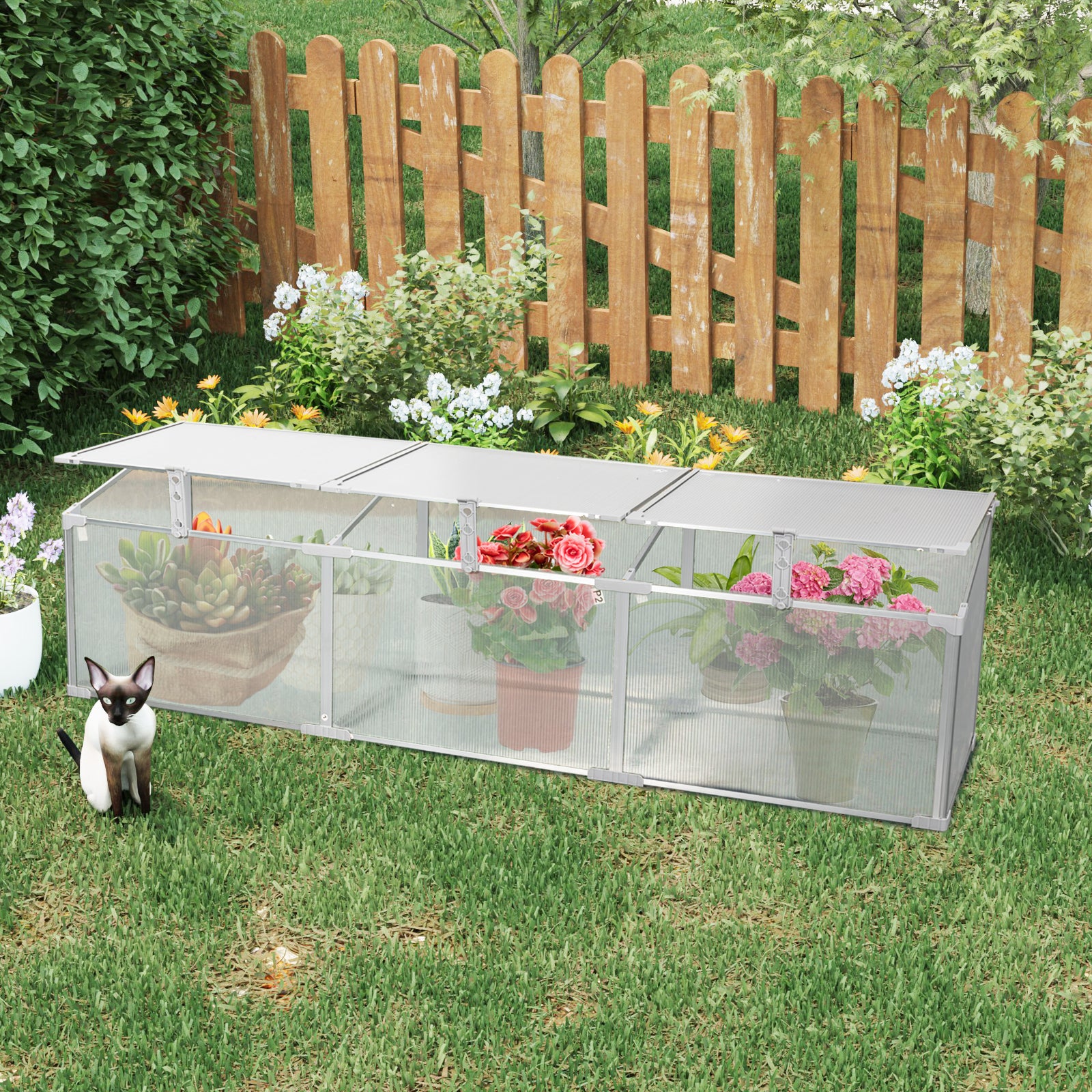 Polycarbonate Greenhouse for Outdoors in Winter