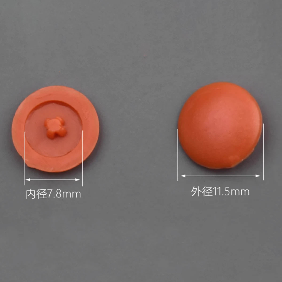 Plastic Screw Cover Caps – Snap‑On for 7‑8mm Phillips Flat Head Screws (19 Colors, Decorative)