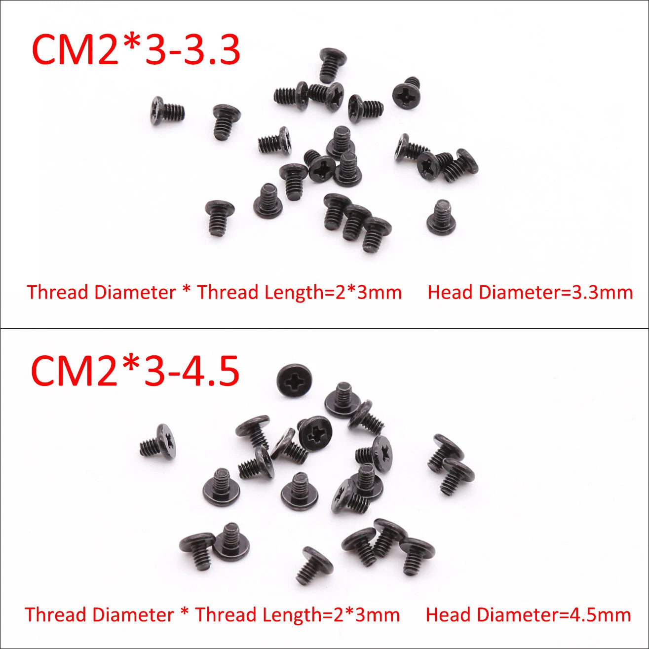 320-Piece Machine Screws Assortment Set M2 M2.5 M3 — for Phone, PC, Laptop, Keyboard & Hard Disk Repair