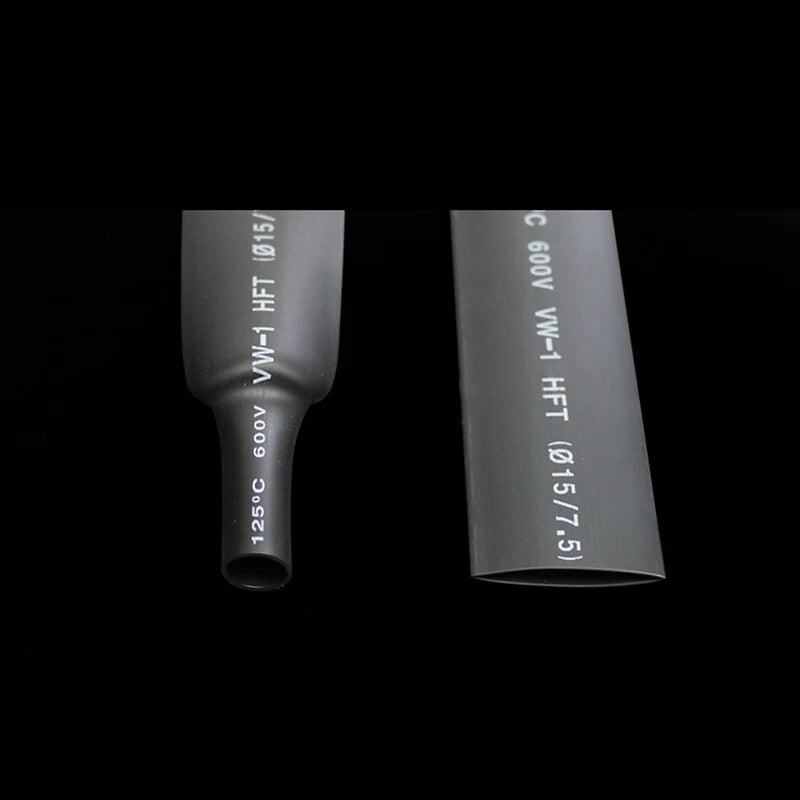 15mm Heat Shrink Tubing 2:1 Ratio – Electrical Cable Sleeving & Wire Insulation