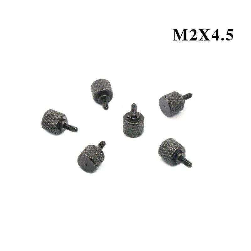 M2 x 4.5mm Stepped Knurled Thumb Screws – Hand Tighten Bolts for Instrument Adjustment - HomeDIYer