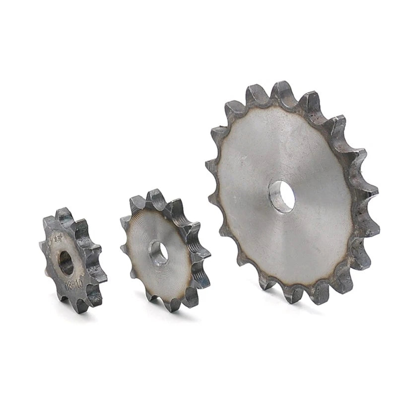 Flat Chain Drive Sprocket 10-40T Pitch 19.05mm For #60 12A Roller Chain A3 Steel
