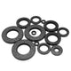 NBR Oil Seals Rotary Shaft Seal TC Double Lip w Spring Dust Grease Metric