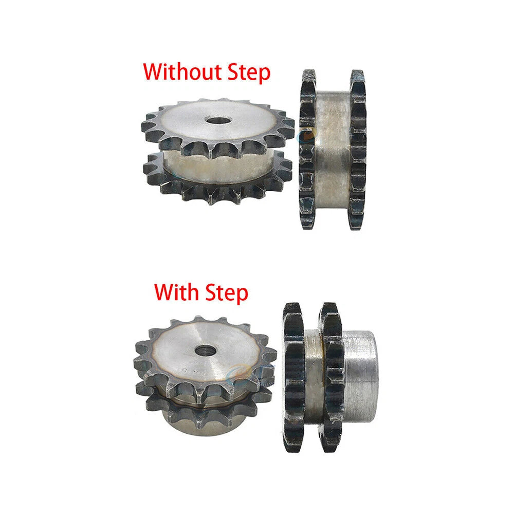 Duplex Sprocket 5/8 Inch 15.875mm Pitch 12-50 Tooth for #50 (10A) Roller Chain