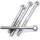 M5-M24 A2 304 Stainless Steel Partially Threaded Forged Eye Bolts with Rings for Wire Rope & Hanging