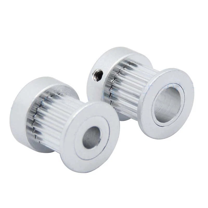 20T/16T GT2 Gear 5mm/6.35mm/8mm Pulley Aluminum for 3D Printer 10mm Timing Belt