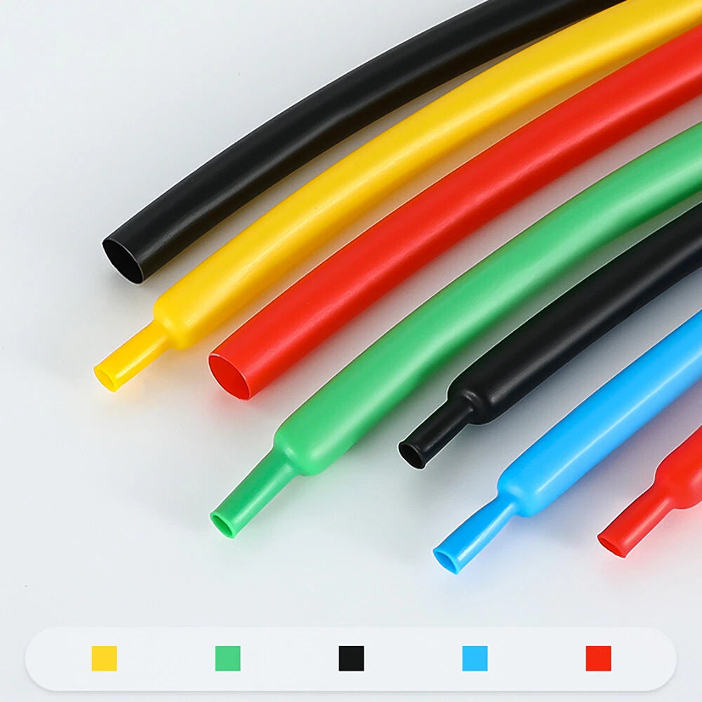 Heat Shrink Tube 2:1 Ratio – Electrical Wire Sleeving & Cable Insulation, All Sizes & Colors