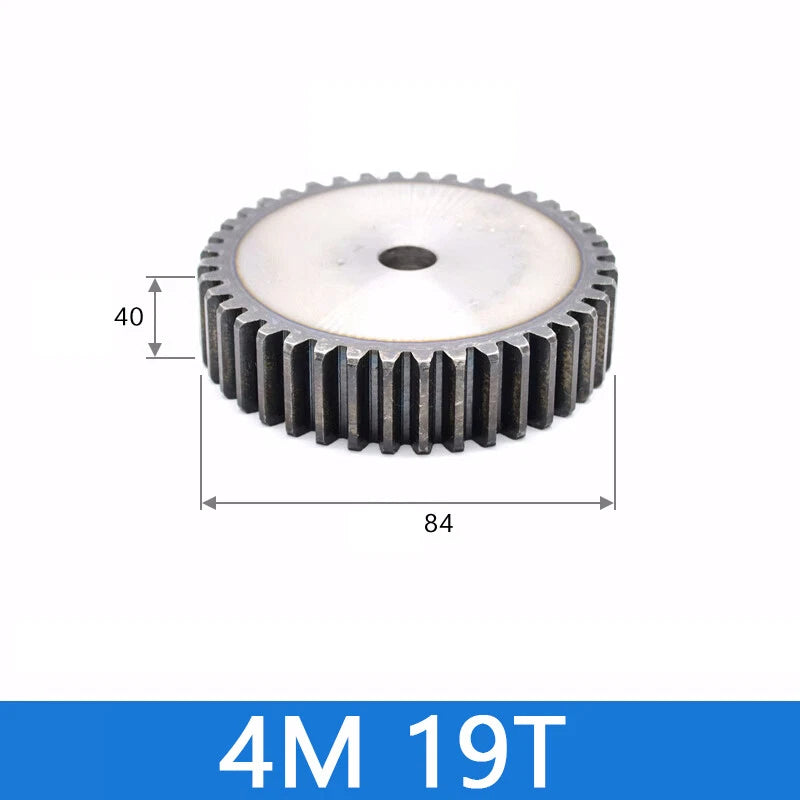 Spur Gears Pinion Gear 1.5/2.5/3/4/5 Mod Transmission Gears 45# Steel Flat Gears