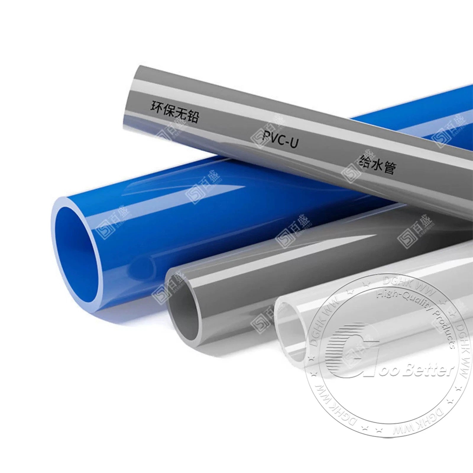 Solvent Weld PVC Overflow Pipe — 16mm to 110mm | White, Grey, Blue | 200mm & 500mm