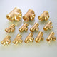 Brass T Tee Pipe Fitting — Female & Male NPT Thread, 3/4" to 2"