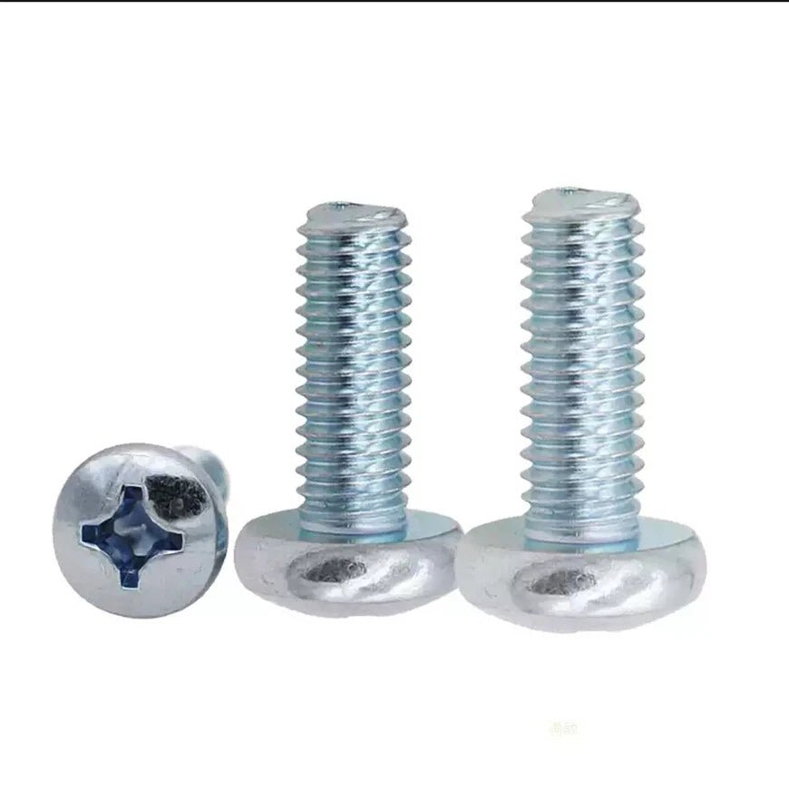 Phillips Pan Head Machine Screws Zinc Plated — 4 - 40 6 - 32 8 - 32 10 - 24, 50 or 100 Pack - HomeDIYer