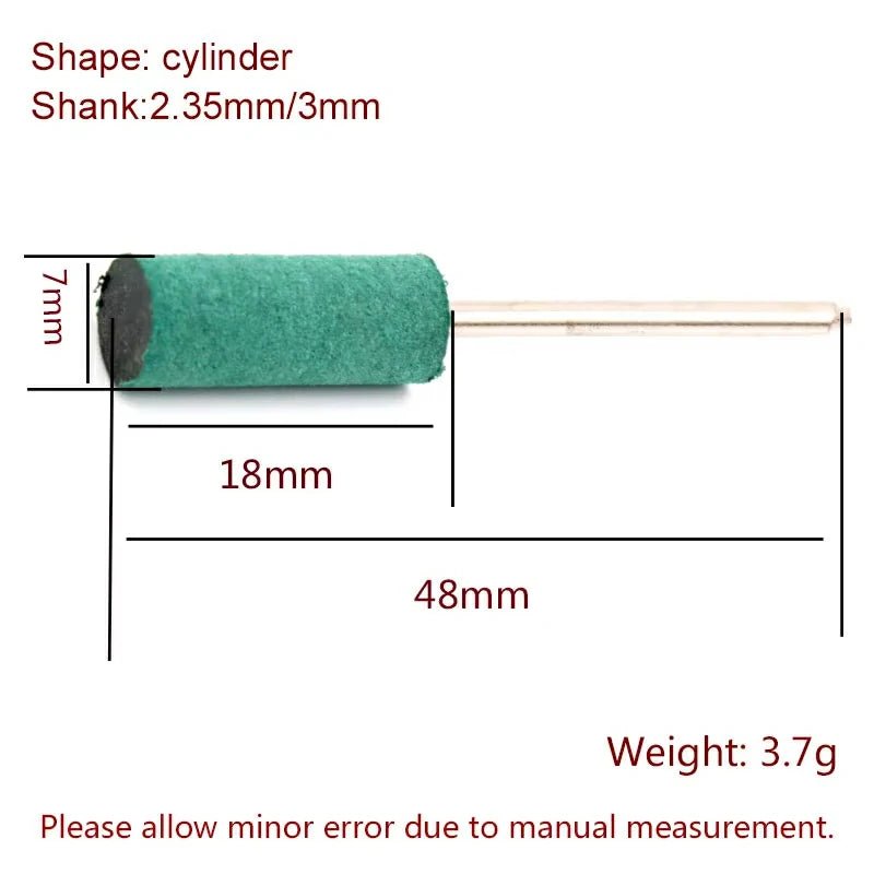 Rubber Mounted Point Grinding Head 2.35/3mm Shank Assorted Special for Mould Finish Polish Grinder Dremel Rotary Tools - HomeDIYer