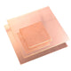 Natural Copper Sheet Metal guillotine cut - 0.3mm - 6.0mm - Multiple