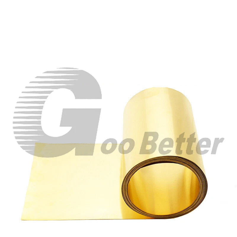 0.5m Brass Sheet Foil Plate Brass Strip Coil Thickness 0.1mm-1mm Breadth 200mm