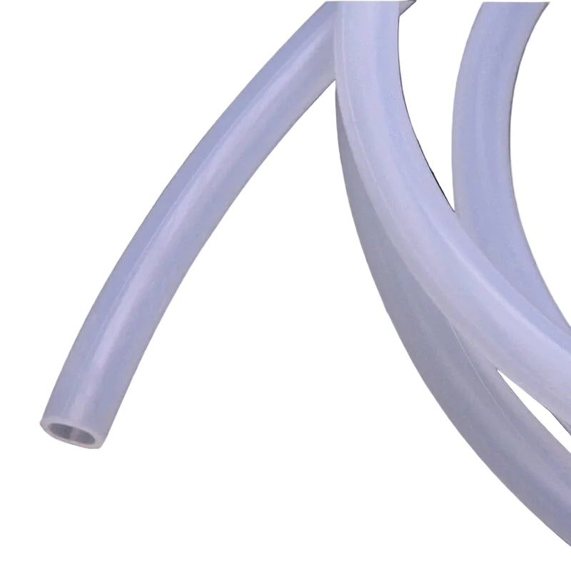Food Grade Silicone Tubing 3mm ID x 6mm OD — Clear Flexible Hose for Beer, Milk & Liquid Transfer
