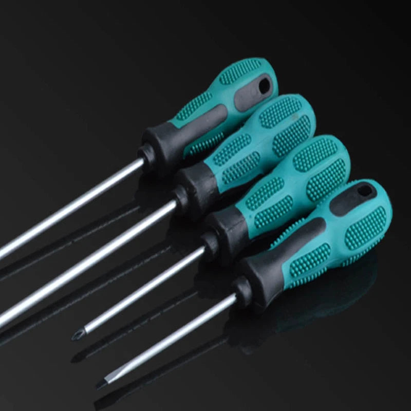 Shank L38-300mm Premium Magnetic Screwdriver Set Cross-Head Flat Heads Precision