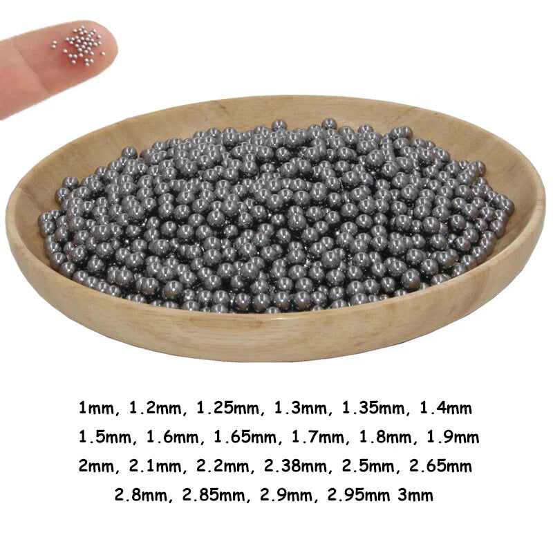 Industrial Rolling Roller Beads 304 Stainless Steel Ball Bearings 1.1mm - 3mm