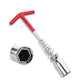 Spark Plug T-Wrench Spanners 16mm 21mm Sockets Removal Tool 5/8" 13/16" Dual-Use