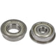 Flanged Miniature Bearings F604 - F695 ZZ Flange Deep Groove Ball Bearing