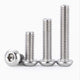 M1.6–M5 A2 Stainless Steel Button Head Socket Cap Screws – Round Pan Head, Hex Drive, Fully Threaded