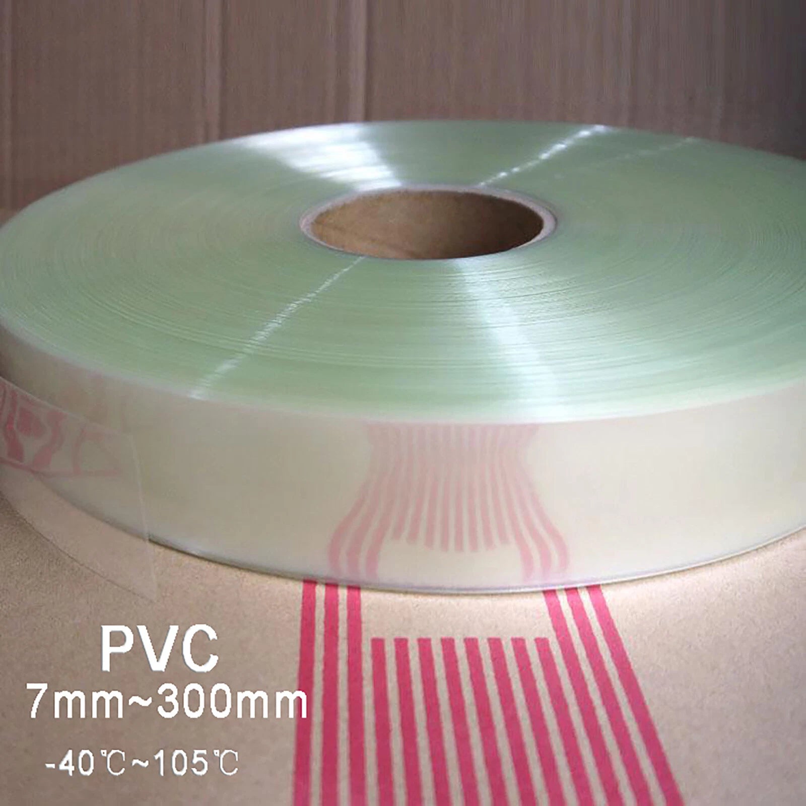 Clear PVC Heat Shrink Tubing — Transparent Wrap for RC Battery, LED & Wire (7mm–300mm Flat)