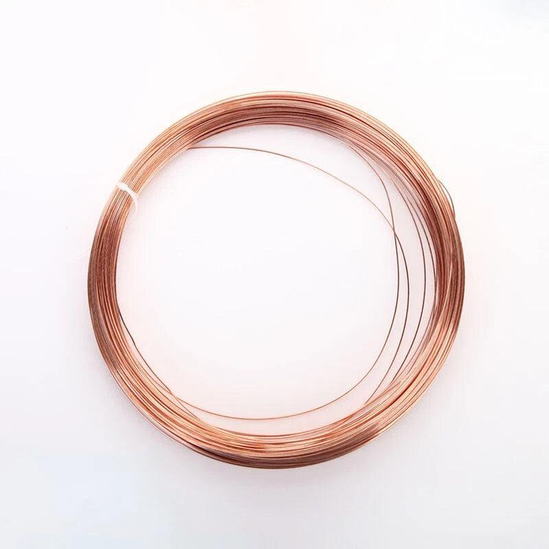 Pure Copper Wire 0.2mm 0.3mm 0.4mm 0.5mm Round Solid Bare Wire Multi-Size DIY