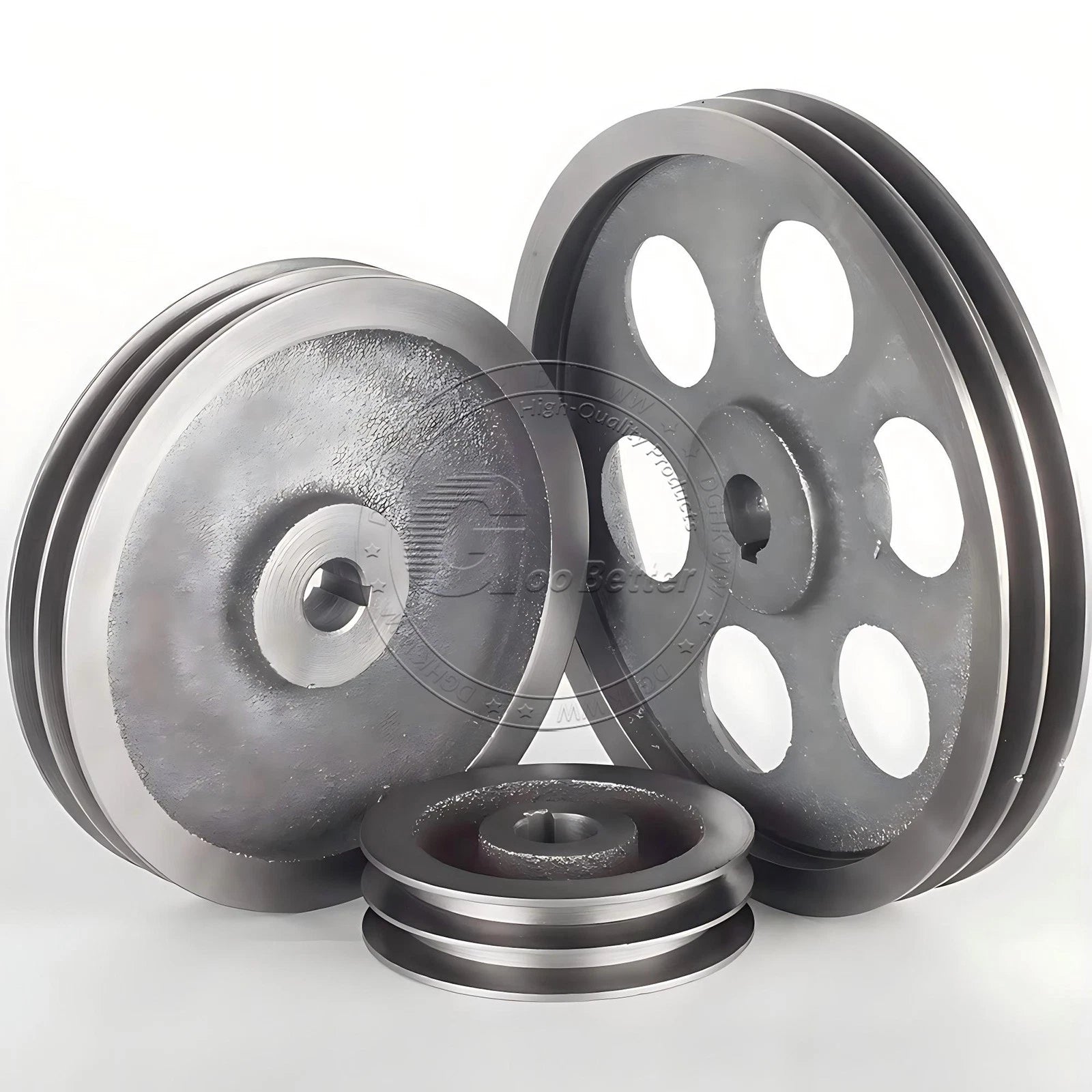 V-Belt Pulley Motor Pulleys Hollow 6-8mm Discs Dia Ø120-250mm For 2A Type Belts