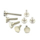 M5M6 Knurled Screws Length 5/6/8/10/12~30mm Thumb Bolt Carbon Steel Nickel Plate