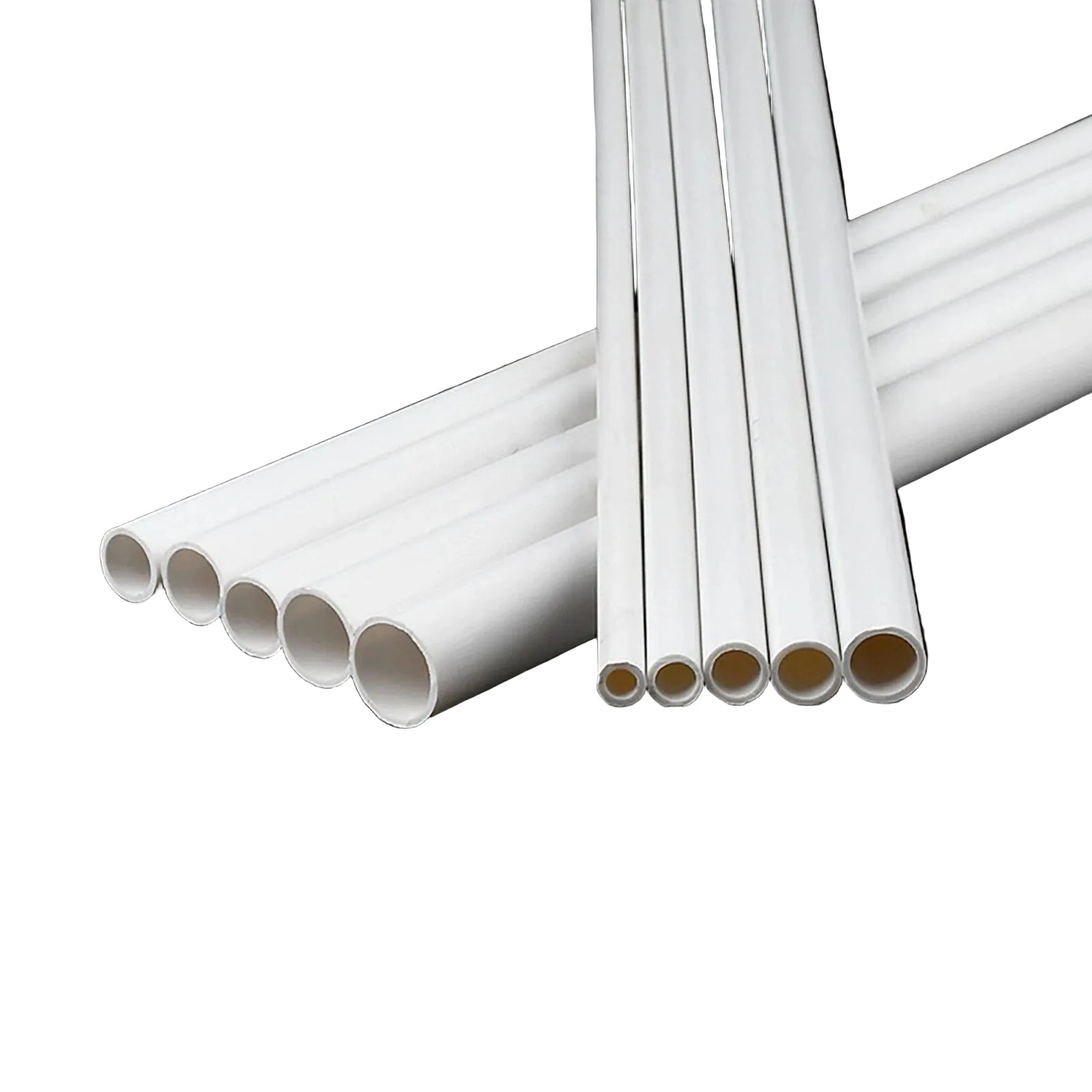 ABS Plastic Round Hollow Tube 250mm — White Hollow Pipe for DIY Models & Crafts