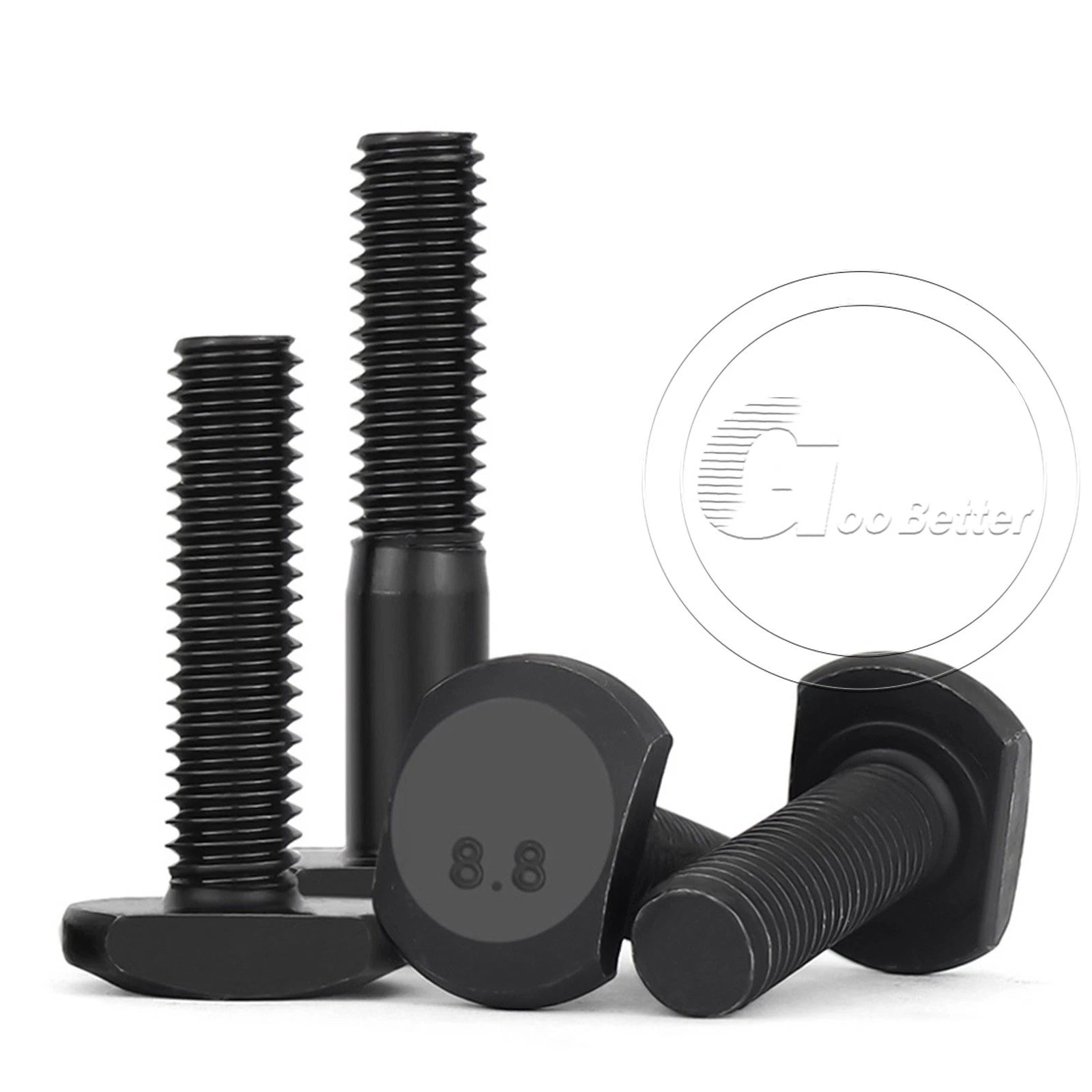 T-Slot Bolts M22 - M42 T Track Bolts 70mm to 500mm Long GRADE 8.8 HIGH TENSILE