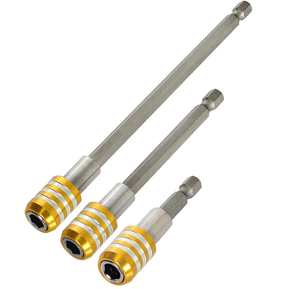 Hex Extension Rod Adapter Magnetic Driver Socket Wrench Long 60 100 150mm Bits