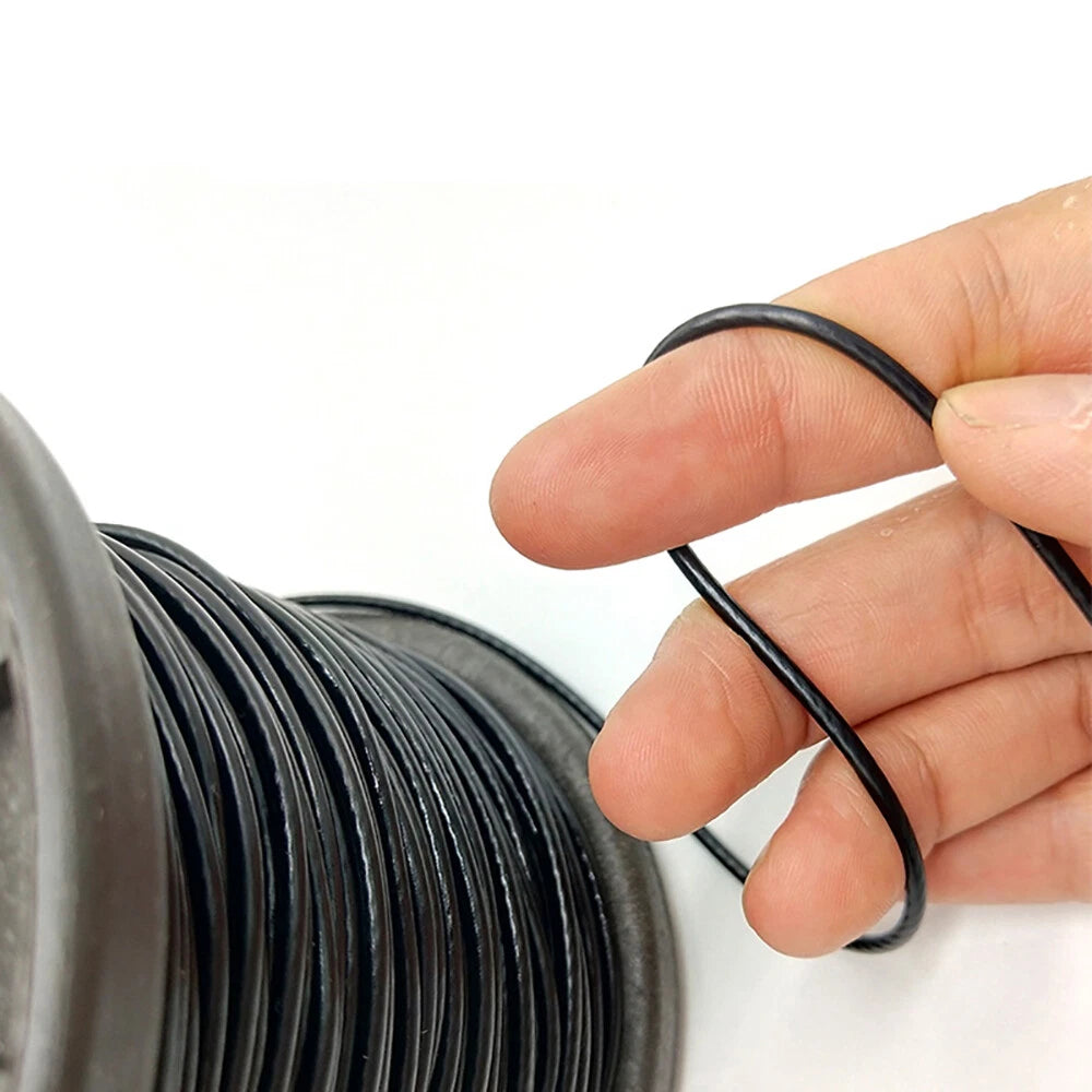 304 Stainless Steel Wire Rope Metal Cable Rigging Black PVC Plastic Coated 1-6mm