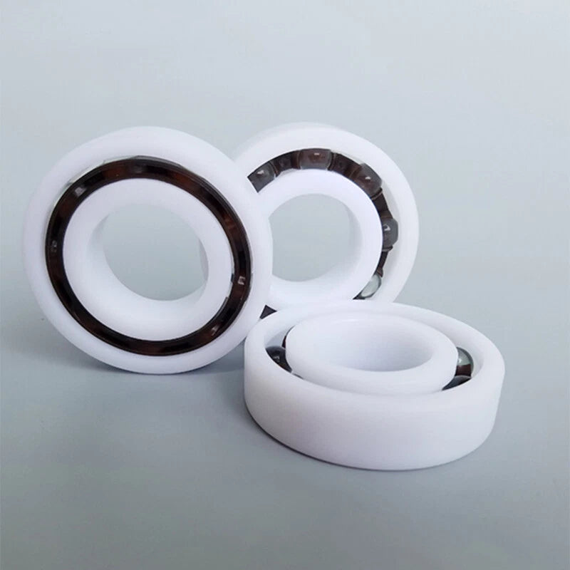 POM Plastic Bearing Double Seal Glass Ball Thin-walled Bearings ID 10/12/17-40mm