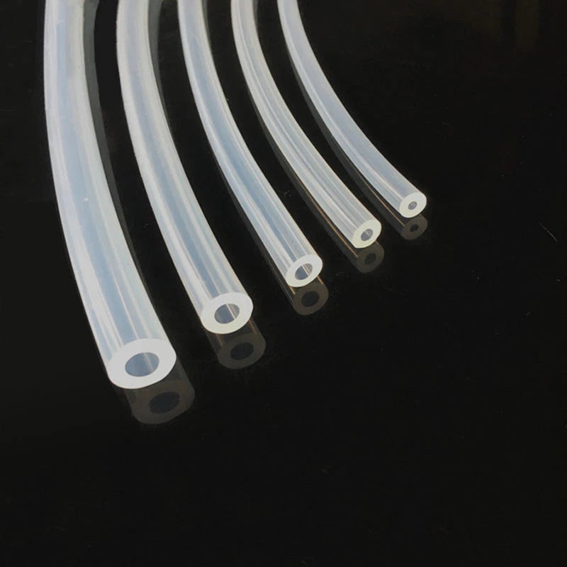 Clear Silicone Tube Food Grade Flexible Hose – ID 2mm to 15mm, Cut to Length