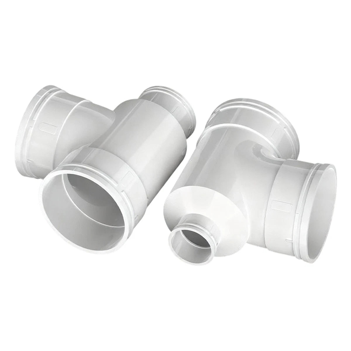 3-Way PVC Drainage Pipe Tee Adhesive Connector Reducer (Bottle shape) Fittings