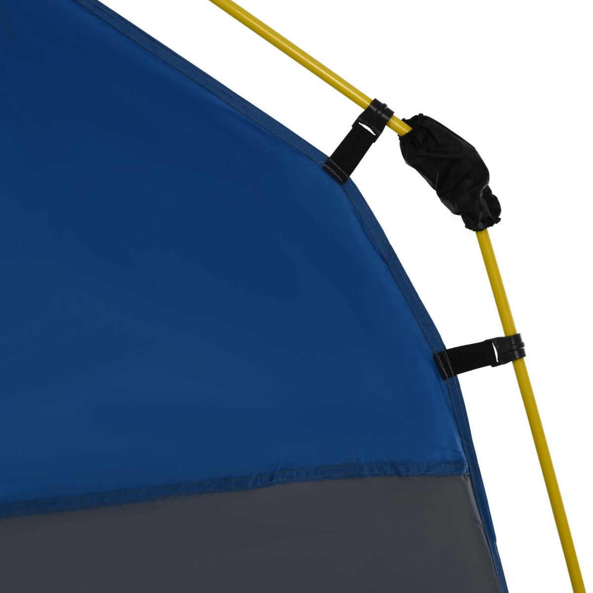 Camping Tents 4 Person Pop Up Tent Quick Setup Automatic Hydraulic Family Travel Tent w/ Windows, Doors Carry Bag Included, Blue - HomeDIYer