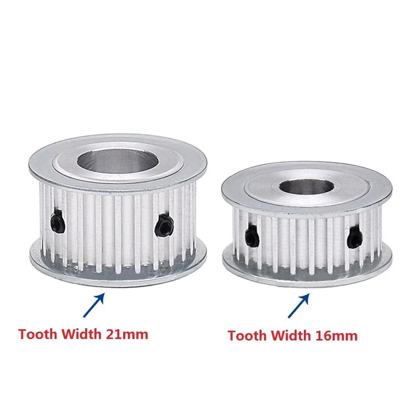 HTD-5M 12-60T Timing Belt Pulley Synchronous Wheel Pitch 5mm Tooth Width 16/21mm