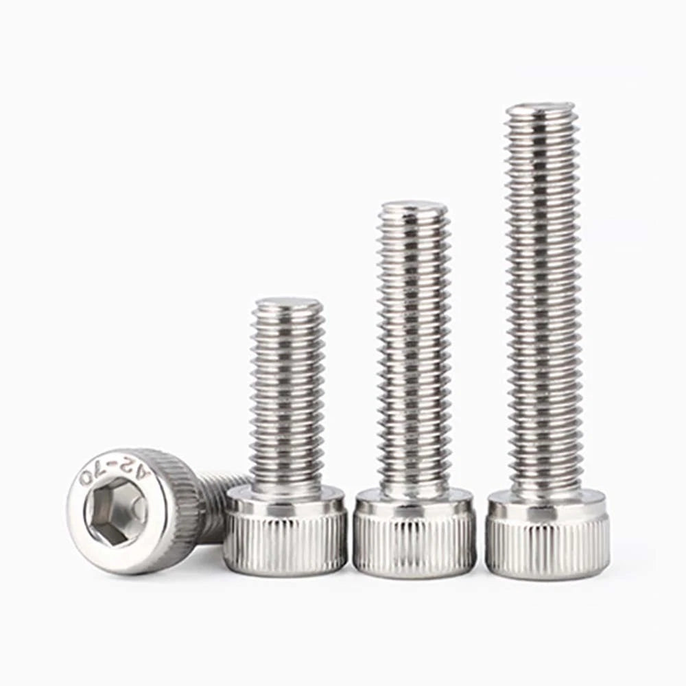 Socket Head Cap Screws – A2 Stainless Steel, M6 to M24, Hex Drive (DIN 912)