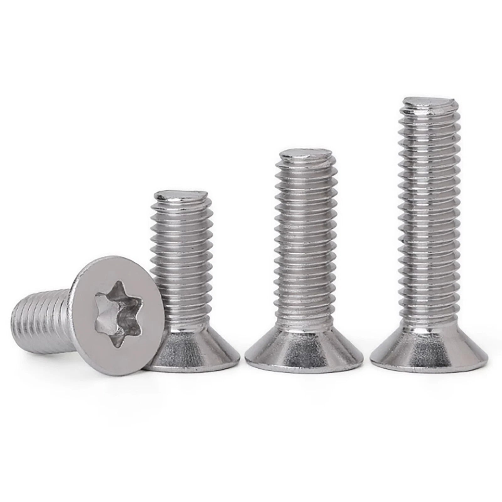 M3–M8 Torx Countersunk Machine Screws – A2 Stainless Steel, Six‑Lobe Drive, DIN 965 (4–60mm Lengths)