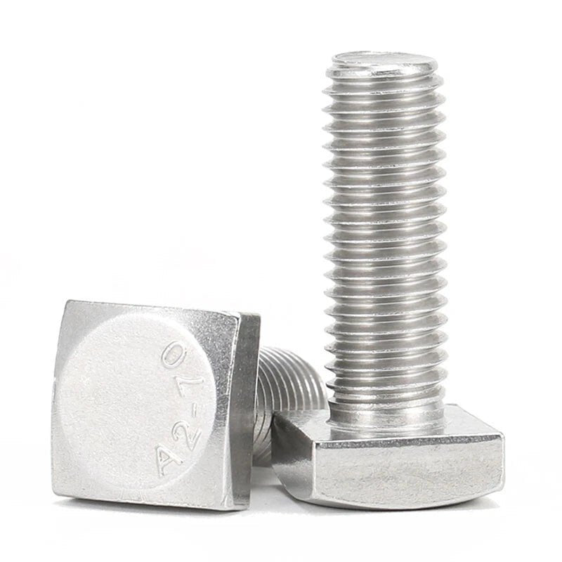 M10 M12 Square Head Bolts 304 Stainless Steel — Metric Square Head Screws - HomeDIYer