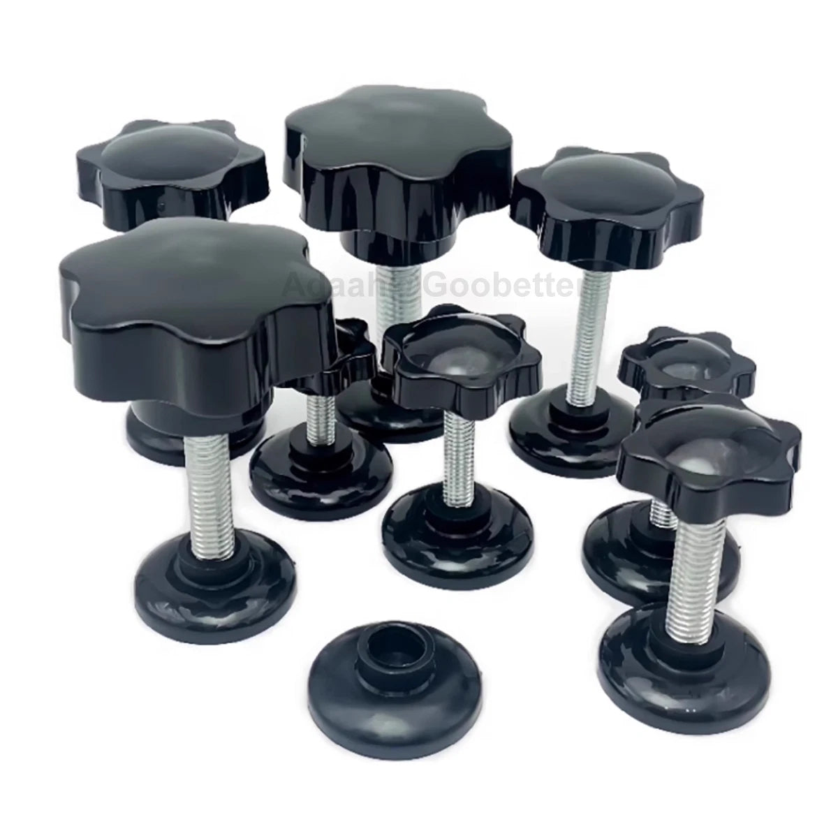 M6 M8 M10 Thumb Screws Hexalobular Star Disc Pressure Plate Hand Grip Knob Bolts
